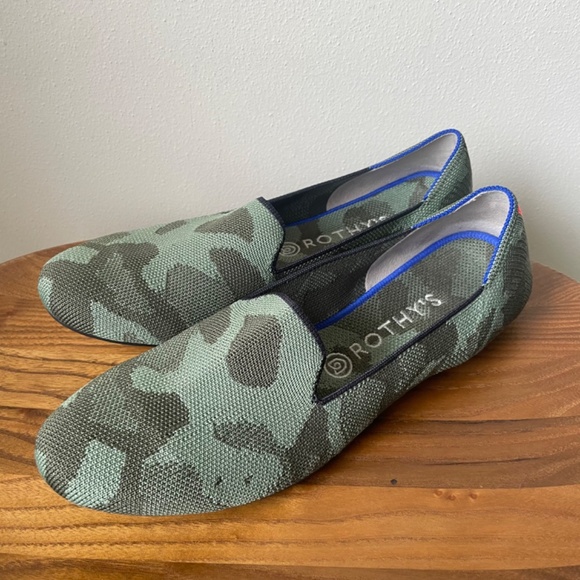 Rothy’s Loafers Olive Camo - Picture 4 of 9